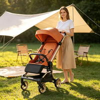 Poussette Bébé Pratique 2026 Dernière Génération avec Harnais de Sécurité 5 Points, Légère et Pliable, Idéale pour les Sorties Quotidiennes