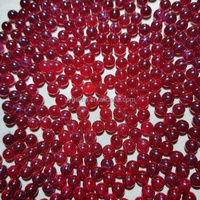 Prix de gros # 5 Perles de Rubis Étoilé en Corindon Rouge 3mm-6mm pour la Fabrication de Bijoux, Pierres Précieuses Libres, Perles de Rubis en Corindon pour Bracelet
