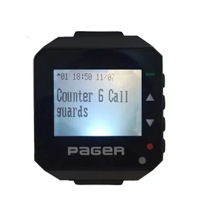 GP2015W PLL 138-930Mhz FLEX 24 characters Waterproof POCSAG watch pager