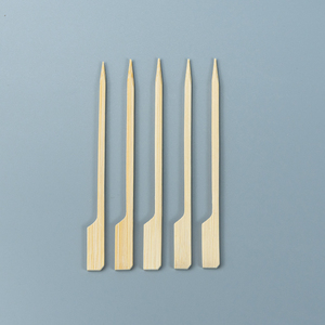 Tre teppo xiên <span class=keywords><strong>kabob</strong></span> Kebab phân hủy sinh học dài Thịt <span class=keywords><strong>BBQ</strong></span> gỗ xử lý cắm trại không dính xiên - Product Image 2