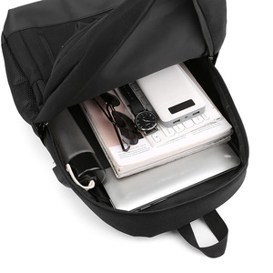 Hangchi Men's Laptop <b>Backpack</b> 15 Inches <b>Large</b> Capacity Business Travel Casual Schoolbag for University Students - Product Image 4