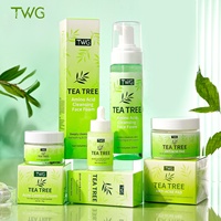 Nettoyant visage anti-acné TWG RTS Tea Tree Oil Control 200ml, nettoyant anti-acné pour hommes, nettoyant visage aux acides aminés