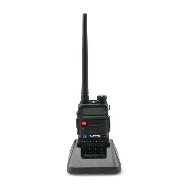 Baofeng UV-5R 8W, walkie talkie genggam bersertifikasi CE 0678 pemancar FM jarak jauh 10KM radio ham