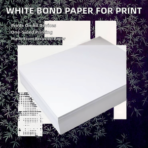 Papel Bond Blanco de 60g, 70g, 80g, 90g, 100g, Reciclable por un Solo Lado, de Marca, para Impresión Offset y Cuadernos - Product Image 2
