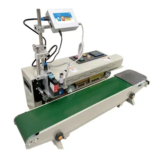 Máquina de codificación automática de alta velocidad con fecha numérica Impresora de inyección de tinta para envasado de alimentos Impresión DE FECHA en bolsa Impresora de sellado de bolsas