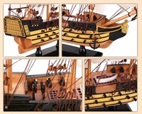 Maquette de bateau HMS Victory, modèle de navire à voiles en bois, collection, cadeau pour homme, décoration maritime pour la maison, décoration originale pour le salon