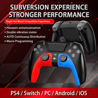 Manette de jeu sans fil à 6 axes avec double vibration pour consoles de jeu PS4 et PS3