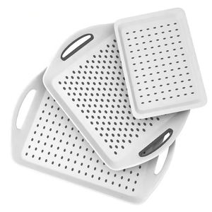 Anti-Slip Food Serving <strong>Tray</strong> with Handles <strong>Lap</strong> <strong>Dinner</strong> <strong>Trays</strong> Food <strong>Tray</strong> - Product Image 1