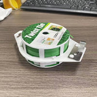 Attaches torsadées pour plantes, pour la fixation de vignes, de roses, de treillis, de serres et de supports de jardin, pour le maintien du feuillage, en rouleau de 100m
