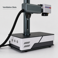 Système d'alignement de scanner Galvo mini de bureau démontable tout-en-un pour machine de marquage de plaques signalétiques au laser à fibre optique