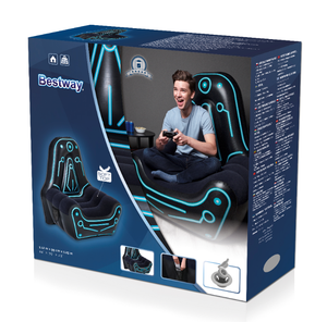 Bestway 75077 את מיינפריים כורסא אוויר טרקלין כיסא 1.12m x 99cm x 1.25m
