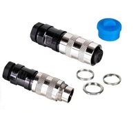 Impermeable IP67 tornillo de metal circular C091 m16 de sensor macho y hembra 2 4 8 12 Pin aisg ret control cable