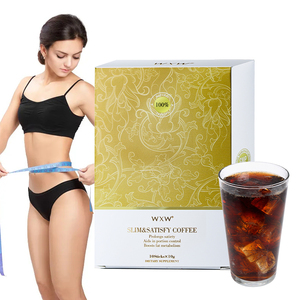 Precio al por mayor de fábrica Pérdida de peso Café Control del apetito Café Delgado Quemador de grasa Suplemento dietético - Product Image 1