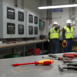 Llave hexagonal Knipex con mango de destornillador 98 03 11 aislada para uso eléctrico - Product Image 3