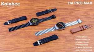 Montre connectée haut de gamme H4 PRO MAX avec reconnaissance gestuelle intelligente, suivi du sommeil, assistant vocal IA, et prise de photo en un clic - Product Image 2