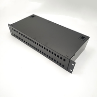 Boîtier de terminaison ODF 2U à tiroir coulissant pour panneau de brassage fibre optique 48 ports SC UPC, cadre de distribution fibre optique 2U