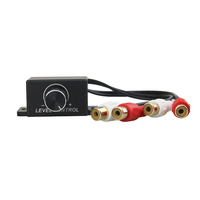 Amplificador de Audio Universal RCA para coche, altavoz con Control remoto de volumen, bajo/ganancia, Mando de nivel