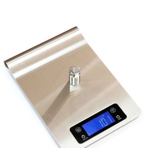 เครื่องชั่งอาหารดิจิตอลสแตนเลสสำหรับครัวเรือน พร้อมจอ LCD ราคาโรงงาน - Product Image 3