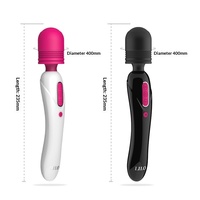 Vibrateur double tête pour masturbation féminine, rechargeable par USB, puissant, silencieux, avec 10 niveaux de fréquence