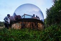 Tente dôme à bulles, hôtel gonflable, tente de glamping, tente à bulles transparente, tente de camping gonflable, rassemblements en plein air, événements