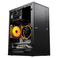 Casing PC Bisnis M ATX Ringkas Warna Hitam, Casing Komputer Gaming Desktop