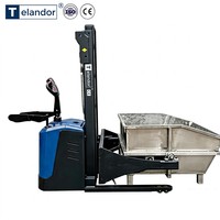 Solutions sur mesure : gerbeurs électriques personnalisés avec décélération en virage pour le manutention en terminal portuaire