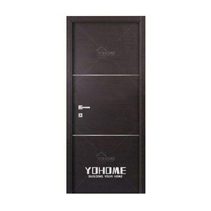 Stile austriaco di alta qualità all'interno di porte in legno nero cornice moderna nero porta interna nero porta interna - Product Image 6