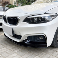 Kit carrosserie modifié pour BMW Série 2 F22 F23 M Sport 2014-2019 : Lame de pare-chocs avant, Grille, Jupes latérales, Lame de diffuseur arrière