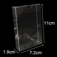 Boîte de rangement pour cassettes audio en plastique rigide haute transparence, style rétro, pour collection musicale, anti-poussière et anti-humidité, directement de l'usine