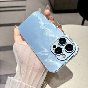 Coque antichoc pour iPhone 17 et 16 Pro, compatible printemps-été, finition métallique soyeuse AG, IMD à trous fins, modèle populaire 15 - Product Image 4