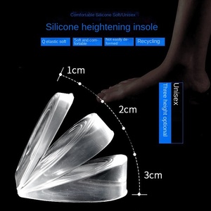 Tacco in Silicone trasparente invisibile in altezza interna crescente soletta per gli uomini donne di assorbimento degli urti caratteristiche del deodorante - Product Image 3