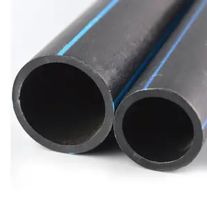 Pn12 pn16 sdr11 sdr 21 pe100 110mm 150mm 250mm 900mm dn1000 polietileno hdpe tubulação de água Malásia Filipinas preço por metro