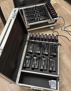 <span class=keywords><strong>SFR</strong></span> 8 pièces avec Flight Case, Contrôle DMX512, Éclairage de Scène LED Étanche IP65, Lumières LED RGBWAUV avec Télécommande Sans Fil et WiFi, Lampes à Batterie - Product Image 6