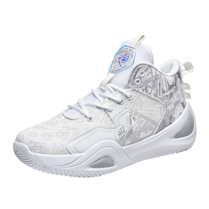 Baskets de sport professionnelles pour hommes, style extérieur, personnalisables avec logo de marque, en maille microfibre, style graffiti urbain, rehaussantes, été - Product Image 1