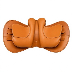 Sillín de equitación Sufi International de cuero genuino para salto y doma, con estructura de madera y herrajes SUS304, sillín inglés personalizado para caballo. - Product Image 2