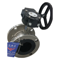 Vanne papillon industrielle RDNT en acier inoxydable SS304, raccord à bride, D341X-16P, norme