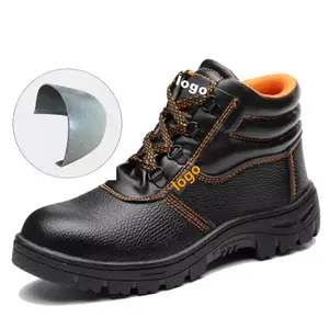 Comfortable Anti-slip Anti-smashing Work Men Mesh Breathable Work Safety Shoes with Steel Toe