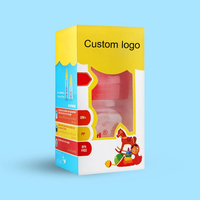 Vente en gros de biberon personnalisé Biberon d'allaitement Boîte d'emballage cadeau pour produits pour bébés