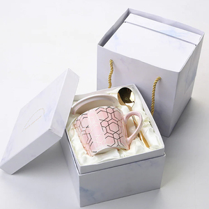 Personalized Custom Print Retail Luxury Boutique Shopping Paper Bag 16 oz <strong>Ceramic</strong> Mug Packaging <strong>Box</strong> Coffee Cup Package Gift <strong>Box</strong> - Product Image 3