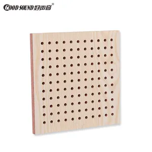 GoodSound panneau acoustique en bois Mdf perforé, bon prix, panneau insonorisé/lien d'échantillon