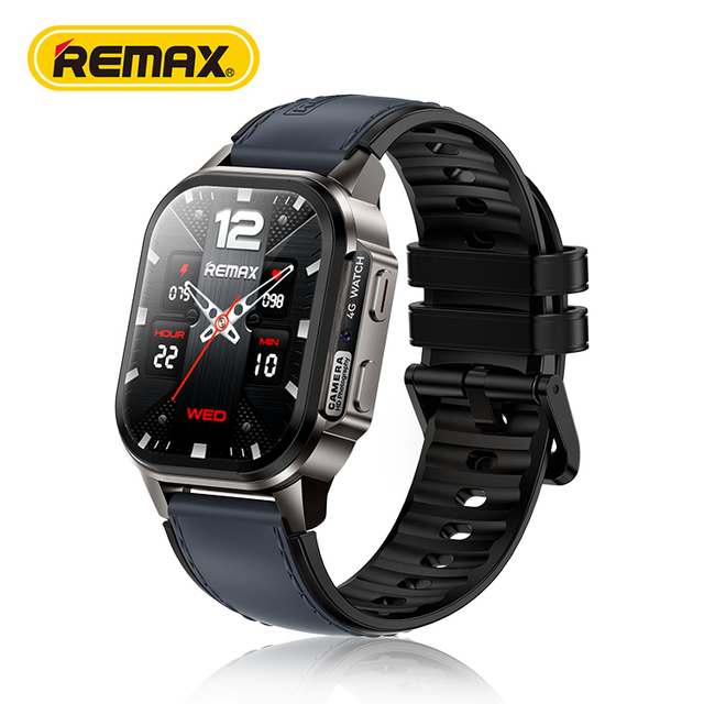 REMAX WATCH 19 Global Edition 4G Calling Smartwatch AMOLED Screen 78 Languages Health Tracking 16GB Storage SIM Card Smart Watch