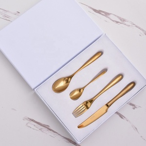 European Style <b>Mirror</b> 304 Stainless Steel 4pcs Cutlery Set - Product Image 2