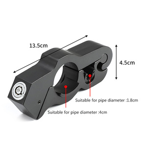 Verrou de sécurité portable robuste ADT pour poignée d'accélérateur et levier de frein de moto, cyclomoteur et scooter - Product Image 3
