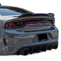 Difusor de coche Honghang para Dodge Charger 2015-2023, difusor trasero de escape cuádruple para Dodge Charger, labio trasero, Material ABS, negro mate