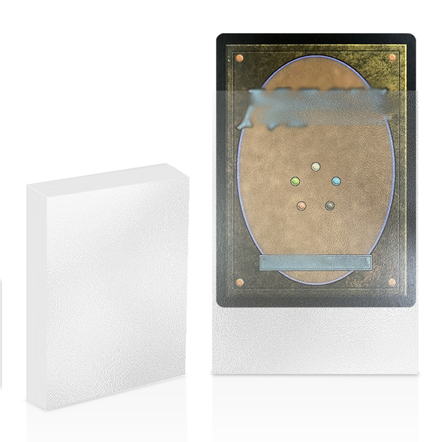 Rough Clear Matte Card Sleeves for Trading Card Games Compatible with Magic  Yu-Gi-Oh Board Games custom card sleeves