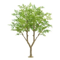 Arbre artificiel de haute qualité avec des feuilles réalistes pour la décoration de bureaux, de centres commerciaux, d'hôtels et de maisons