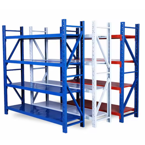 מפעל מותאם אישית אור מתכת לעמוד מדפים פלדה מחסן אחסון מתלה פלדה stacking תעשייתי - Product Image 2