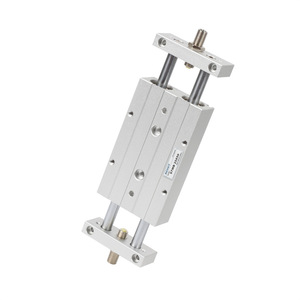 Cylindre à glissière à course réglable STMB10/16/20/25/50/75/150STMS, double axe, double tige, pneumatique, neuf, état d'occasion, connexion filetée - Product Image 1