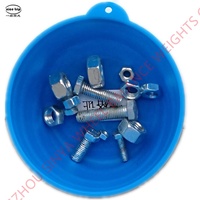 Boîte de rangement de vis d'aspiration d'entretien de voiture bol magnétique outil de rangement bol magnétique en acier en plastique