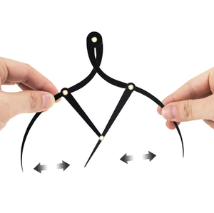 Massa Vàng Có Nghĩa là Calipers Thép Không Gỉ Lông Mày Thiết Kế Cai Trị Kit Tỷ Lệ Vàng Công Cụ Đo Cho Trang Điểm Vĩnh Viễn Phụ Kiện - Product Image 4